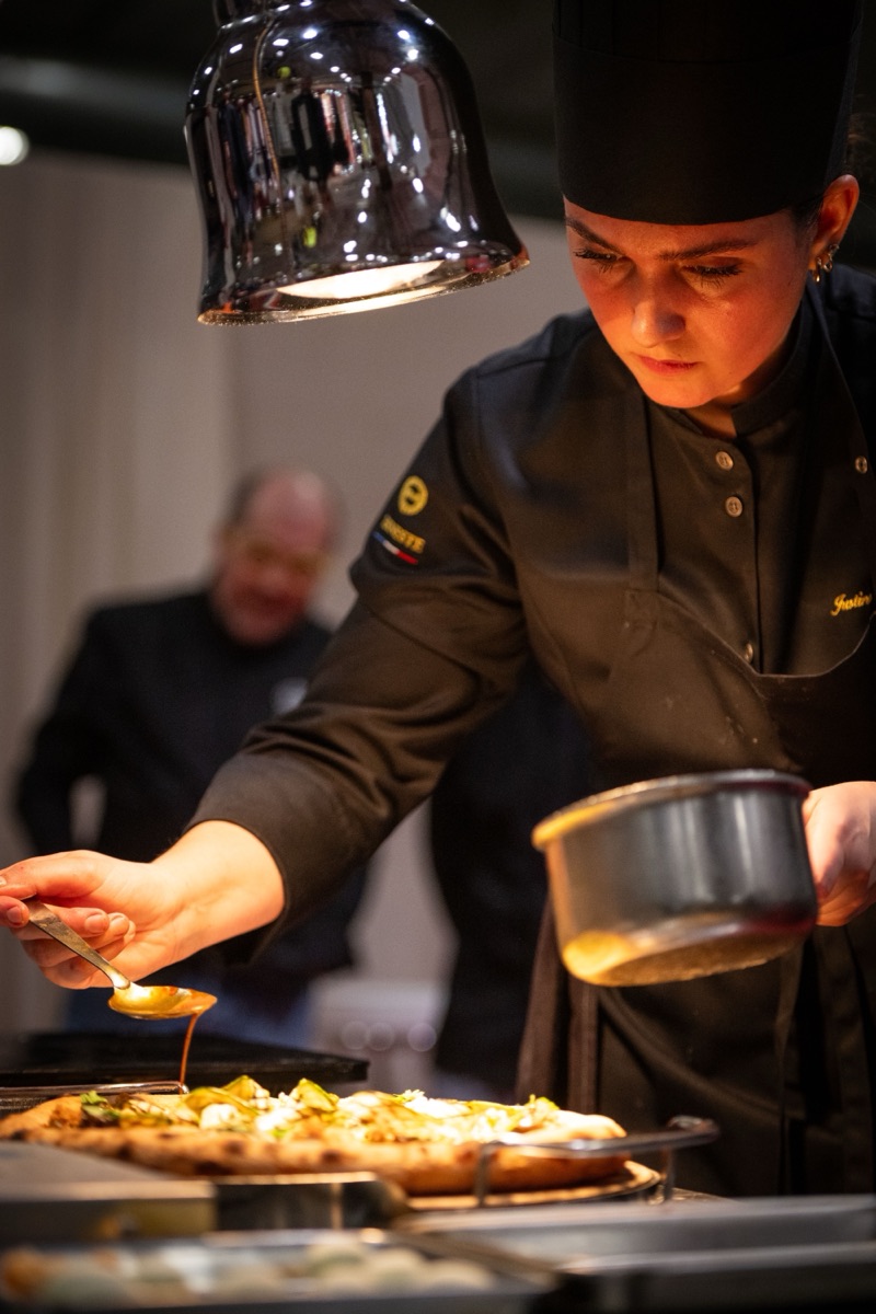 Justine Ferrand en cuisine